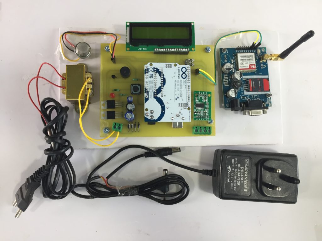 gas system gsm alert based electrosal projects mq sensor