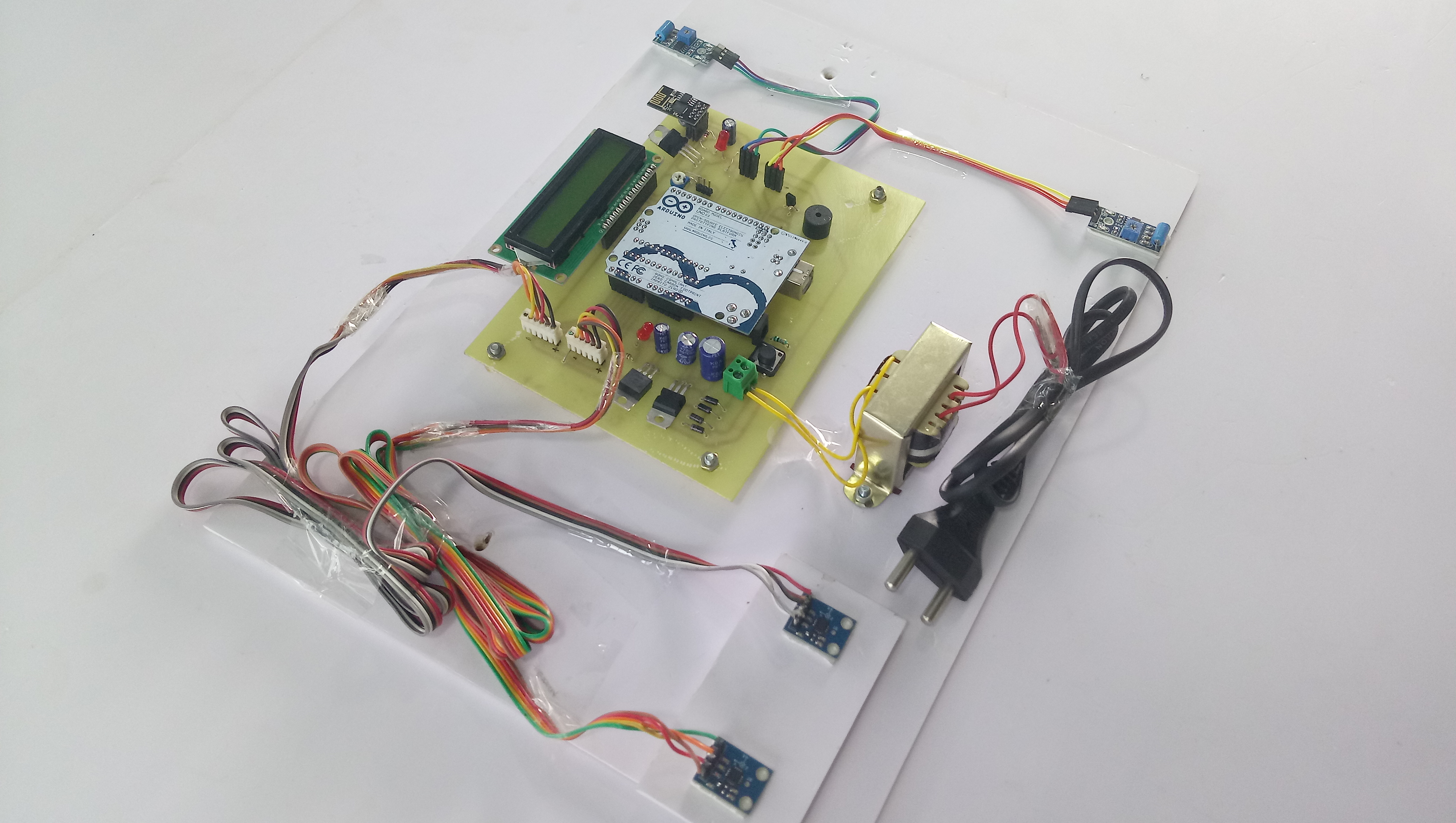 EARTHQUAKE DETECTION ITS MONITORING OVER IOT Circuit Diagram
